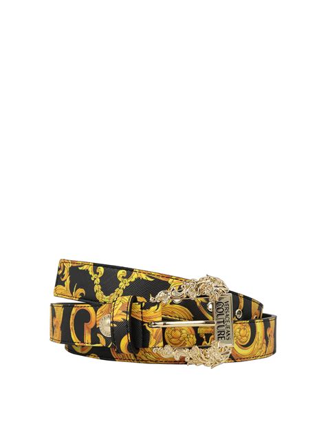 versace saffiano leather belt|versace women's belts.